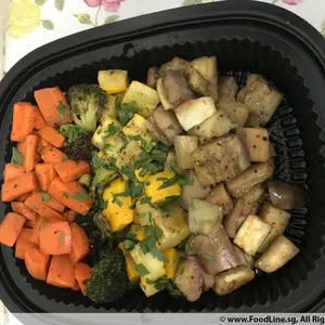 Roasted Rainbow Vegetables <i>with broccoli, eggplant, carrot and yellow zucchini</i>