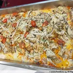 Roasted Chicken Chop w Trio Mushroom Sauce 磨菇酱去皮鸡扒