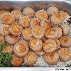 Deep-fried Scallop Wrapped with Yam Paste 荔茸鲜带子