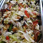 香炒素根包菜 Cabbage w/ Assorted Mushroom (NEW)