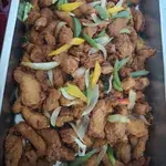 蒜香三杯炒鱼片 Sliced Fish w/ Mamil Sauce (NEW)