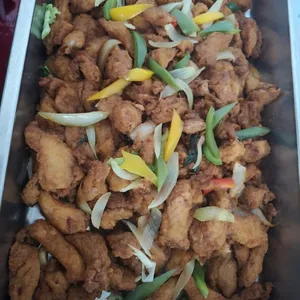 蒜香三杯炒鱼片 Sliced Fish w/ Mamil Sauce (NEW)