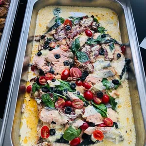 Fresh Tuscan Salmon <i>with creamy garlic butter</i>