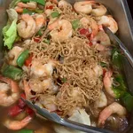 Prawn with Golden Mushrooms 金針菇虾球