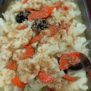 Garlic Cauliflower with Carrots 西式椰菜花