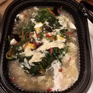 Baby Spinach with Trio Egg