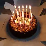 1x Hazelnut Crunch @$32.9 (Size : 7 Inch (7-10 pax)) (Big Candles : 7) (Small Candles : 9)