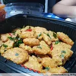 Buttery salted egg yolk fish