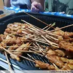 Chicken Satay w condiments