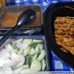 Chicken Satay w condiments
