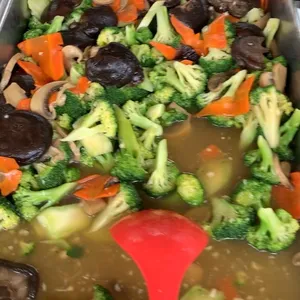 Broccoli w/ Mushroom • 双菇兰花(Chef's Recommended)