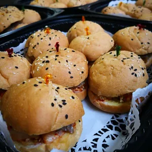 Beef Patty Sriracha Kimchi Mini Burger