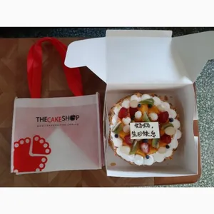 1x Eggless Fruitilicious @$38.9 (Size : 9 Inch (12-18 pax)) (Big Candles : 8) (Small Candles : 7)
