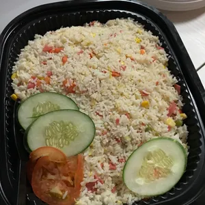 Fried Rice with Chicken Ham