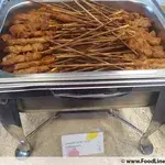 Chicken Satay with Condiments