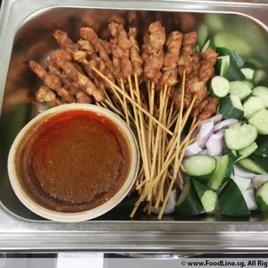 Barbecued Chicken Satay <i>with peanut sauce</i>