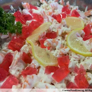 什果沙律虾球 (去壳) Salad Prawn w/ Cocktail (De-Shell)