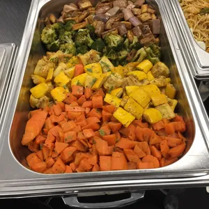 Roasted Rainbow Vegetables (V) <i>with broccoli, eggplant, carrot and