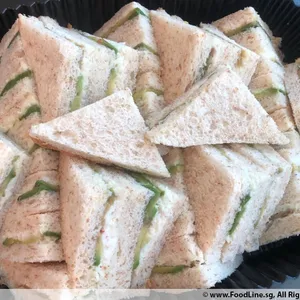 Avocado Crabmeat Mousse Sandwich