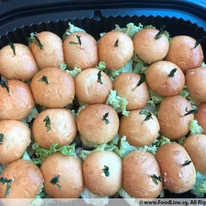 Chicken Mushroom Cheese Sliders
