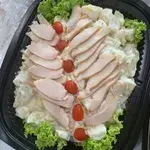 Cocktail Potato Salad with Smoked Chicken