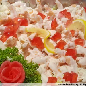 什果沙律虾球 (去壳) Salad Prawn w/ Cocktail (De-Shell)