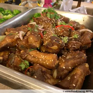 姜茸香草佛手排骨 Pork Ribs w/ Ginger & Herbs (NEW)