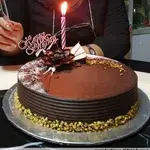 1x Signature Chocolate Mousse Etoile (Eggless Option Available) @$34 (Size/Weight: 20cm) (Qty of Big Candles: 1) (Qty of Small Candles: 0)