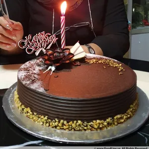 1x Signature Chocolate Mousse Etoile (Eggless Option Available) @$34 (Size/Weight: 20cm) (Qty of Big Candles: 1) (Qty of Small Candles: 0)