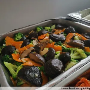 Broccoli w/ Mushroom • 双菇兰花(Chef's Recommended)