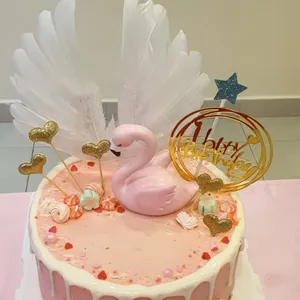 1x Flamingo Cake @$69 (Size: 9 Inch) (Flavours : Valrhona Chocolate)