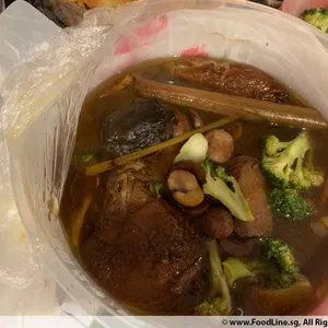 1x Stewed Duck with Chestnuts (Half) 栗子焖鸭 @$20