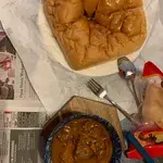 1x Golden Pillow Curry Mutton Bun @$17.8
