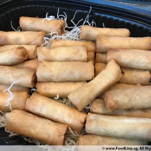 Vegetarian Spring Roll in Plum Dip
