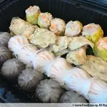 Seafood Siew Mai, Homemade Har Gow, Teochew Red Bean Crystal Dumpling & Homemade Seafood Beancurd Roll