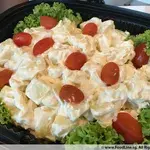 Cocktail Potato Salad with Smoked Chicken