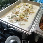 Pan Seared Dory in Garlicky Cream Sauce