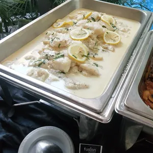 Pan Seared Dory in Garlicky Cream Sauce