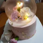 1x Crystal Glass with Fresh Florals @$89 (Flavour  : Rose Lychee) (Size: 6)