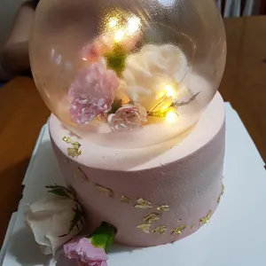 1x Crystal Glass with Fresh Florals @$89 (Flavour  : Rose Lychee) (Size: 6)