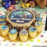 1x Avengers Birthday @$78.9 (Size : Deluxe (9 Inch Cake + 14 Cupcakes)) (Big Candles : 1) (Small Candles : 5)