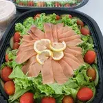 Smoked Salmon Salad w Roasted Sesame Dressing