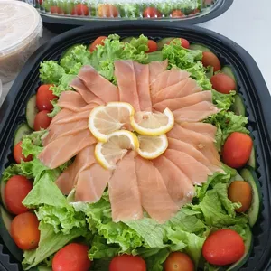 Smoked Salmon Salad w Roasted Sesame Dressing
