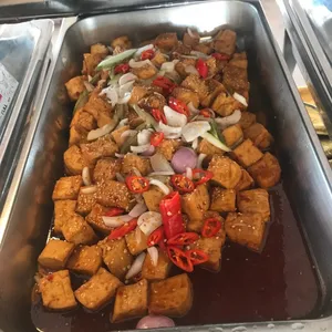 Thai Style Beancurd with Fresh Onion