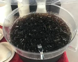 Chilled Grass Jelly with Longan | Customer Photo | Rilassi Catering