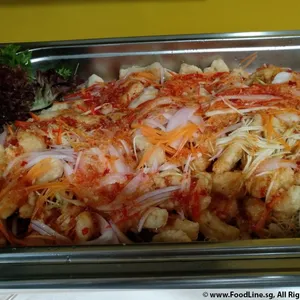 Fish Fillet with Thai Green Mango
