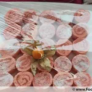 Mini Strawberry Swiss Roll