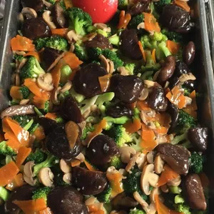 Broccoli w/ Mushroom • 双菇兰花(Chef's Recommended)