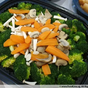 Broccoli with Mixed Mushroom