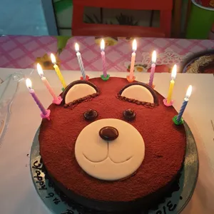 1x Signature Beary Chocolate Etoile @$55 (Eggless: No) (Qty of Big Candles: 0) (Qty of Small Candles: 0)